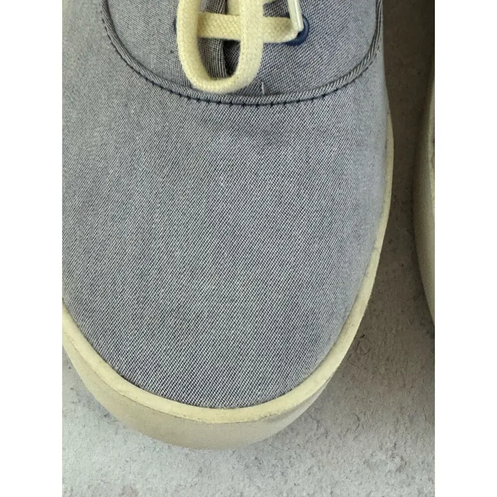 OluKai Tradewind Light Blue Sneakers Shoes Men US 9 Lace Comfort Boat Beach